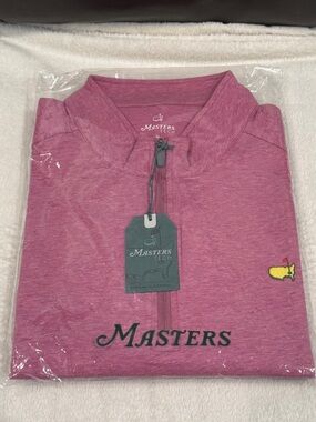 Master’s Tech Pink Men’s Long Sleeve 1/4 zip